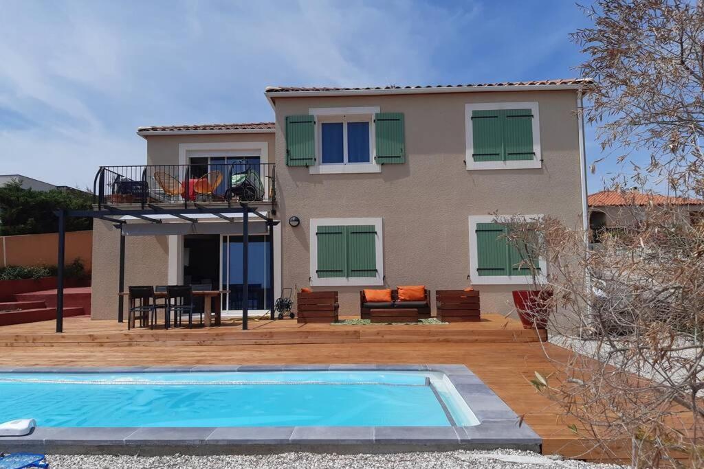 Maison Avec Vue Sur La Mer Et Avec Piscine A Fitou المظهر الخارجي الصورة